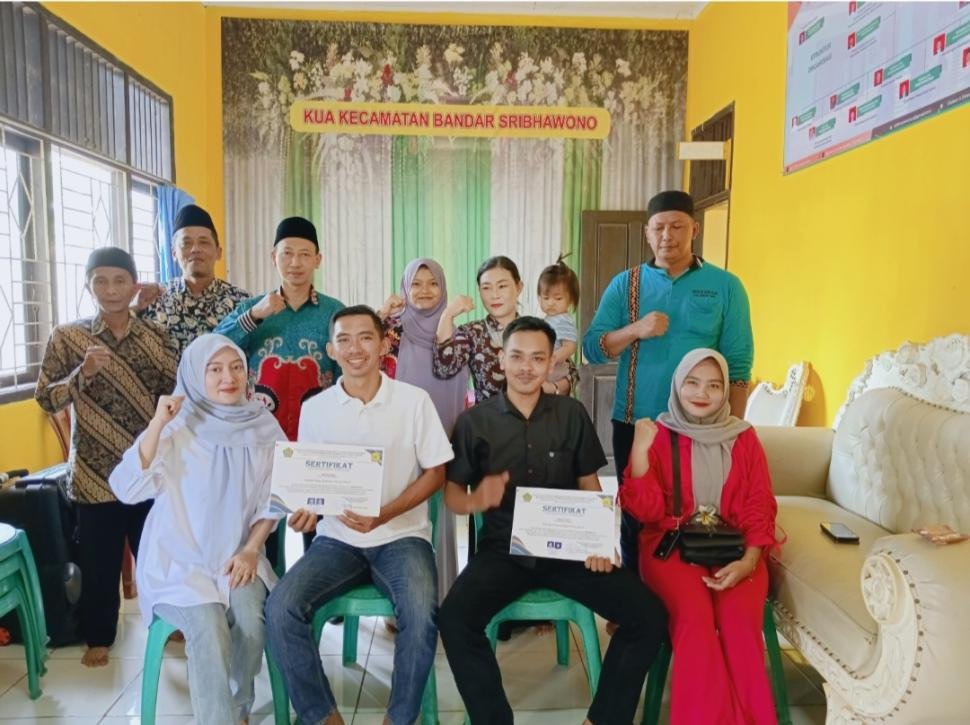 KUA Bandar Sribhawono Bekali Catin Ilmu Menuju Rumah Tangga Tangguh