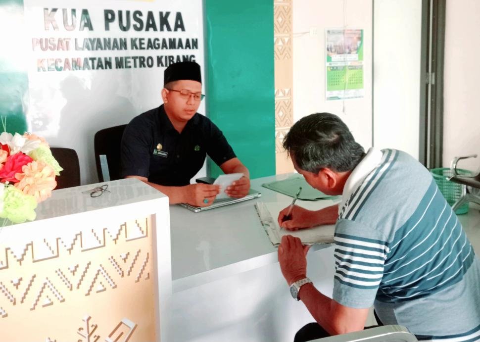 KUA Metro Kibang Layani Warga dengan Sentuhan Profesional