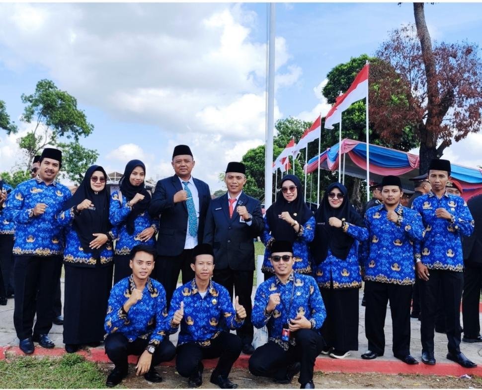 KUA Labuhan Maringgai Ikut Kukuhkan Semangat Nasionalisme di HUT RI ke-80