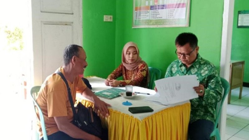 Kepala KUA Kecamatan Sukaraja Tindaklanjuti Hasil Verifikasi Pensertifikatan Tanah Wakaf