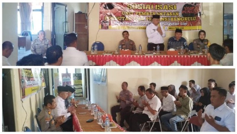 KUA Tebat Karai Hadiri Kegiatan Sosialisasi Berantas Pungli Di Tingkat Kecamatan