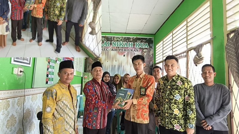 Kepala Penyelenggara Zawaf Kemenag Seluma Kunjungi KUA Air Periukan