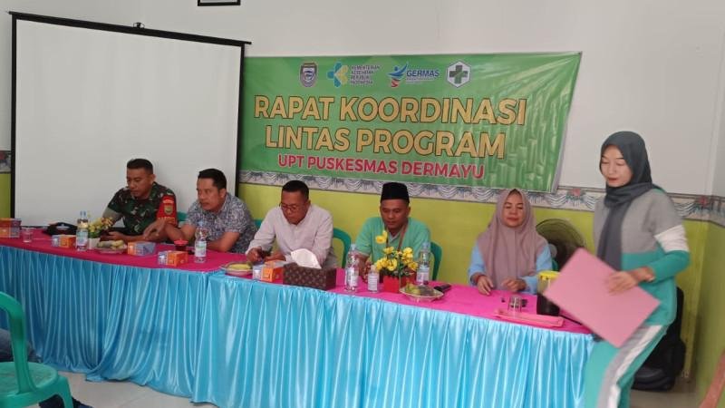 Kepala KUA Kecamatan Air Periukan Hadiri Rapat Koordinasi Lintas Program UPT Puskesmas Dermayu