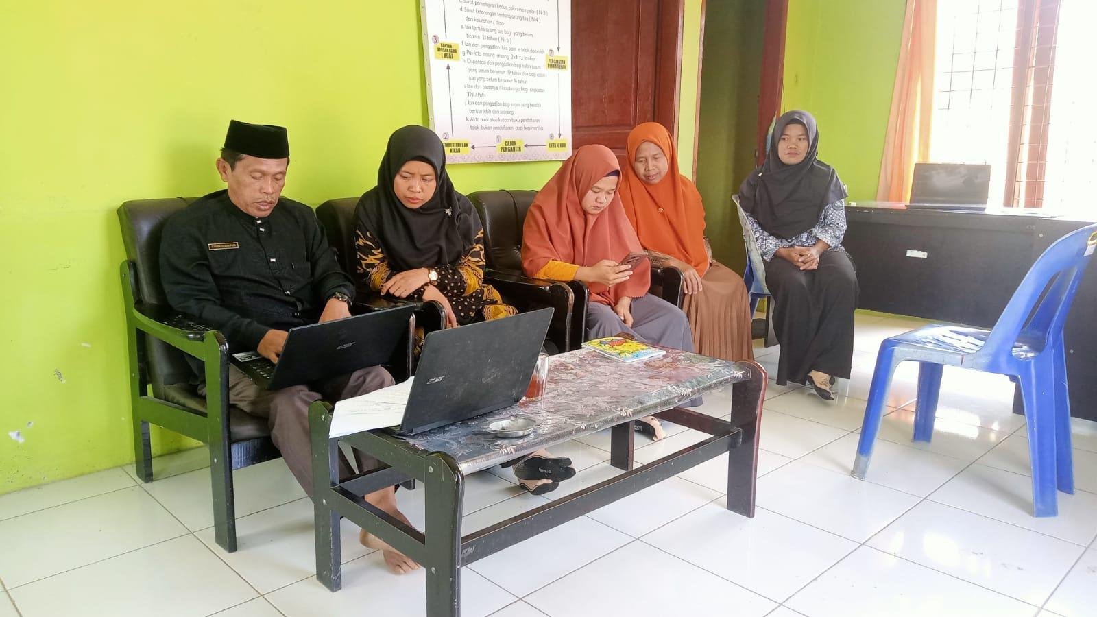 KUA Siempat Rube Adakan Bimbingan Pembuatan E-Kinerja