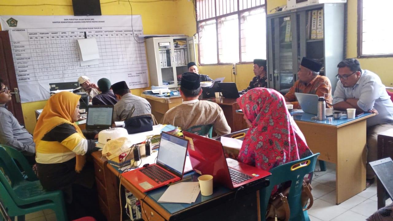 Perkuat Regulasi, Operator SIMKAH KUA PGGS Ikuti Sosialisasi KMA 478 Tahun 2025 Terkait PNBP