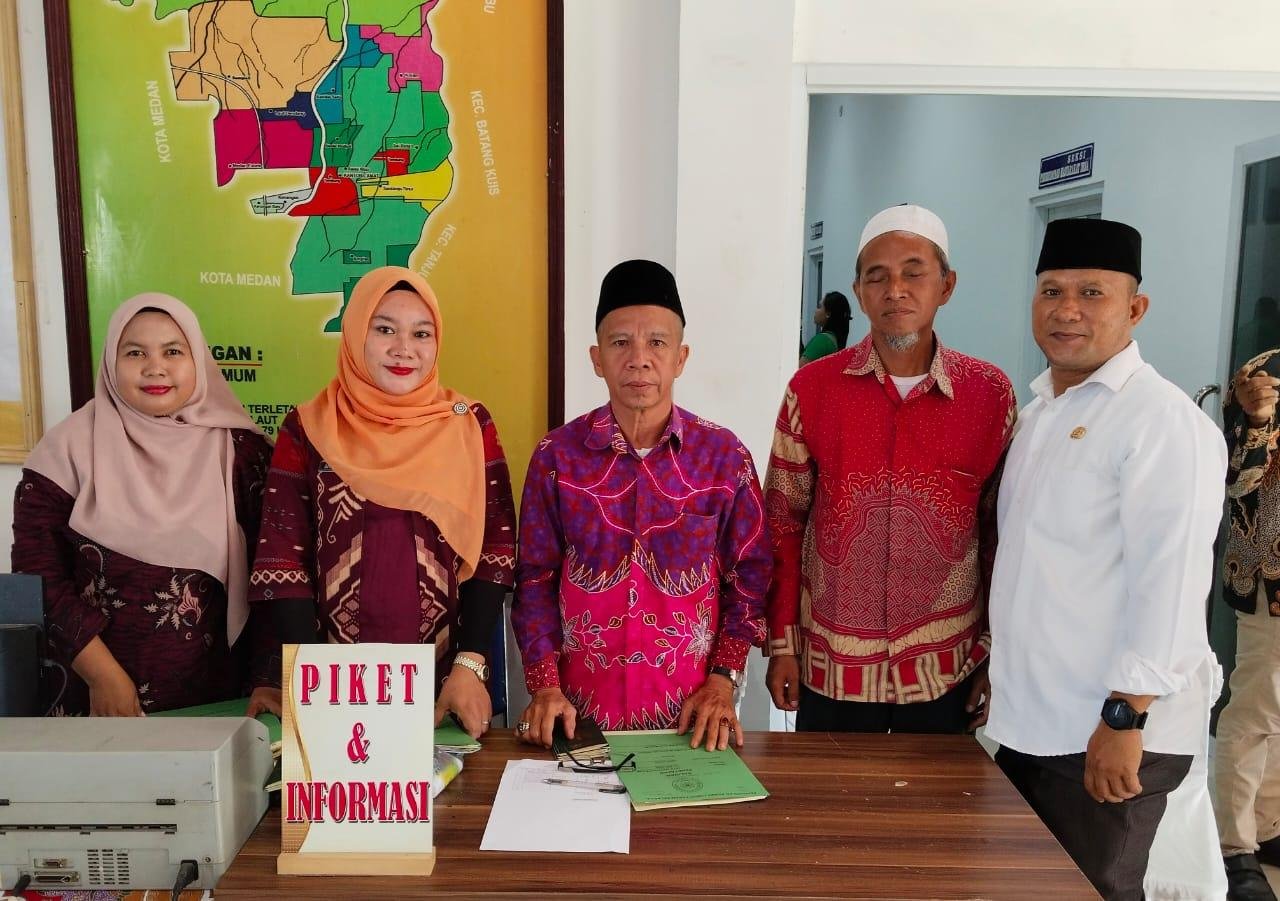 KUA Percut Sei Tuan Sukseskan Sidang Istbat Nikah Terpadu