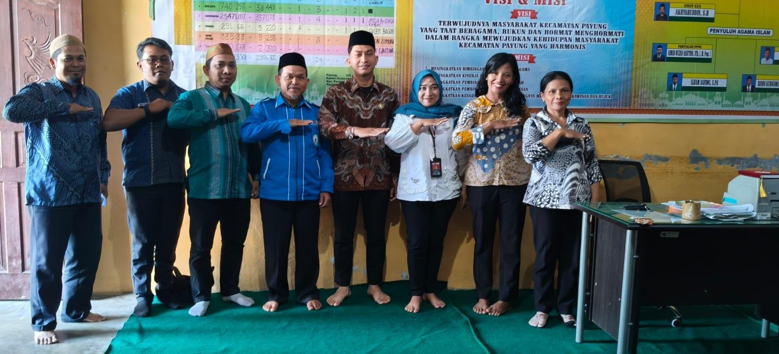 Kepala KUA Payung Gelar Rapat Koordinasi Tindak Lanjuti Arahan Kakan Kemenag Karo
