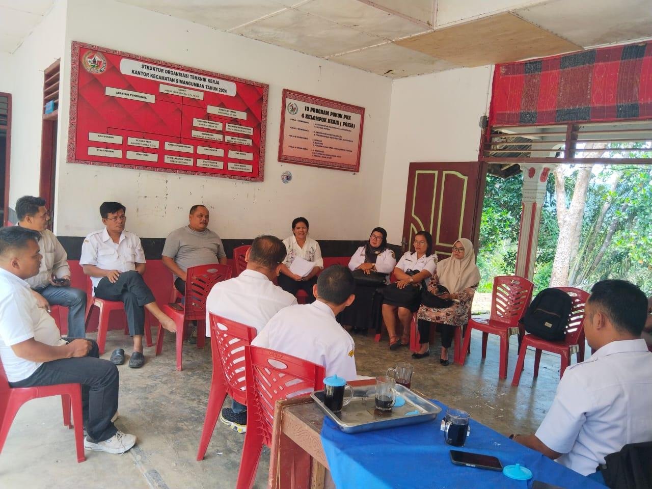 Jajaran KUA Kecamatan Simangumban Mengikuti Rapat Panitia HUT RI ke-80