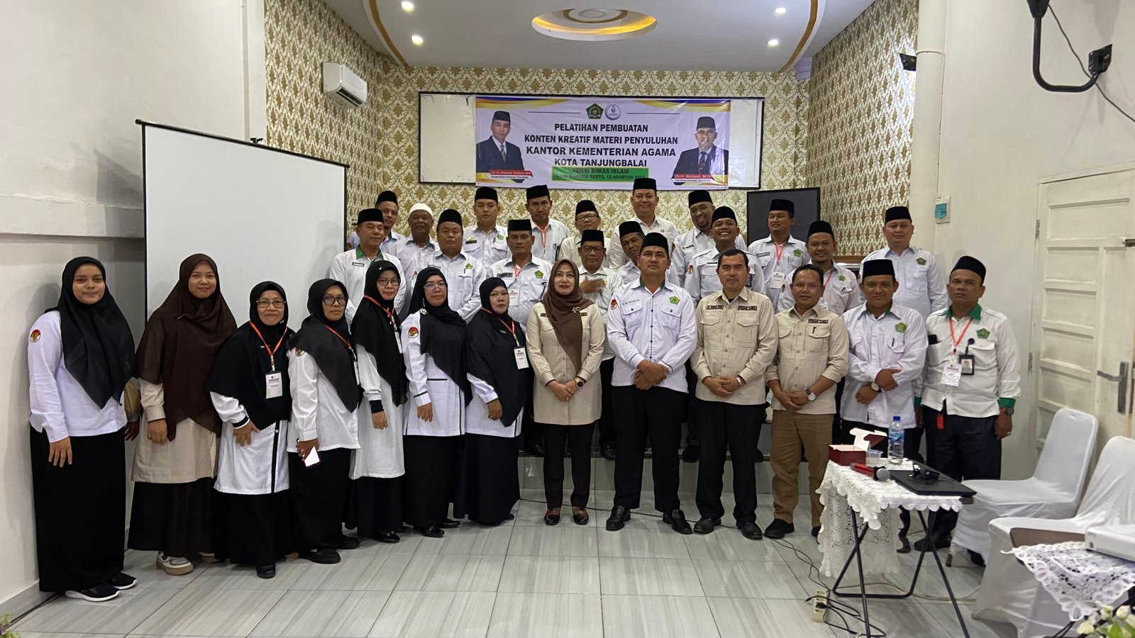 KUA Sei Tualang Raso Delegasikan PAI Ikuti Pelatihan Konten Kreatif Materi Penyuluhan