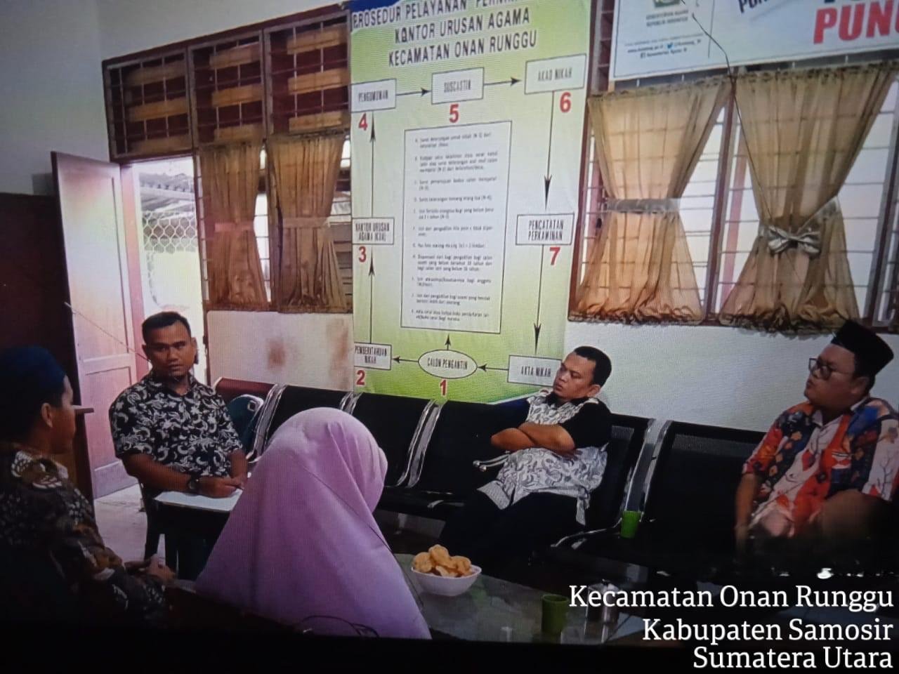 Seluruh ASN Pada Unit Kerja KUA Onan Runggu Mengadakan Rapat Sosialisasi Aplikasi Srikandi