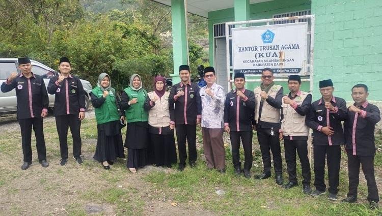 KUA Silahisabungan Sambut Baik Kunjungan Tim PHU Kemenag Dairi Silahturahmi Pasca Haji 