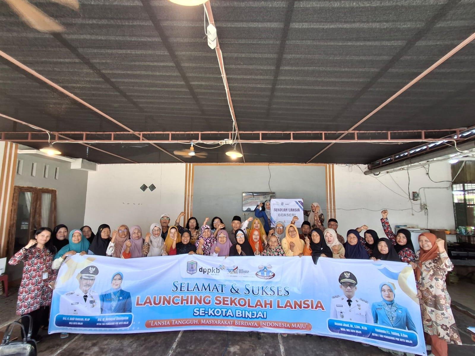 KUA Binjai Timur Dukung Penuh Peluncuran Sekolah Lansia