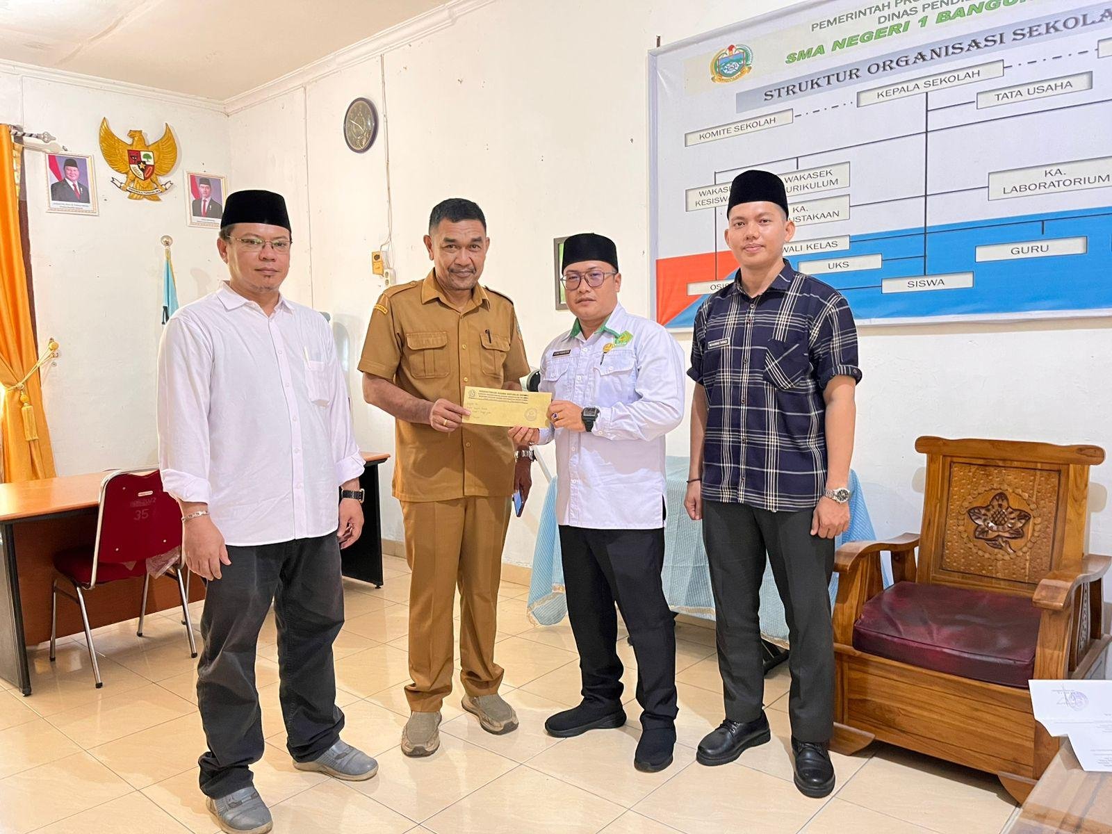 KUA Bangun Purba Tanda Tangani Nota Kesepahaman dengan SMAN 1 Bangun Purba, Perkuat BRUS