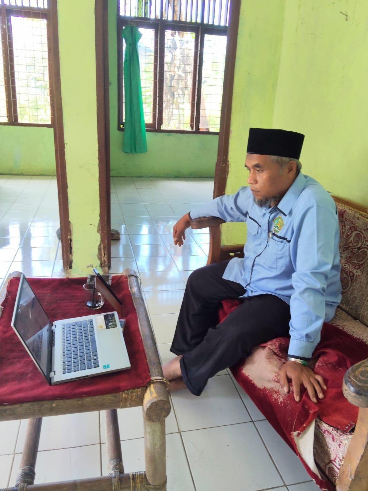 Kepala KUA Sitellu Tali Urang Jehe Hadiri Rapat Daring Persiapan Salat Istigosah