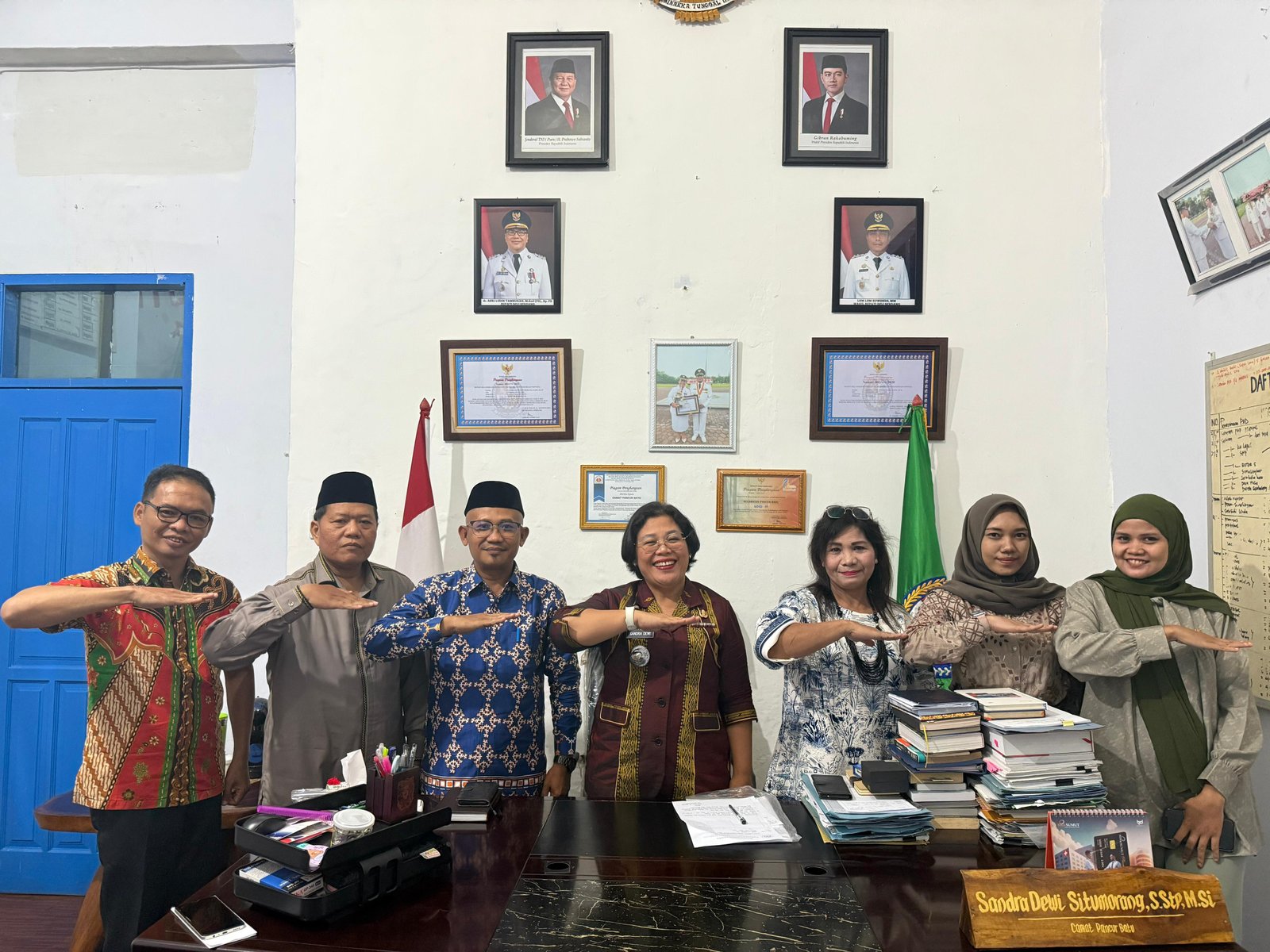 Kepala KUA Pancur Batu Gelar Rapat Koordinasi Peluncuran Kampung Moderasi