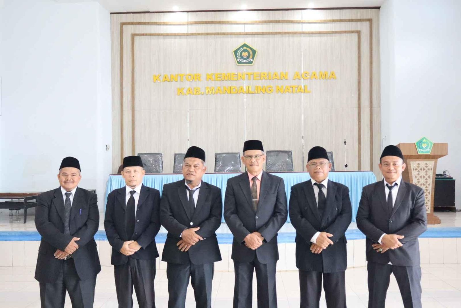 Kakan Kemenag Madina Lantik 5 Kepala KUA Kecamatan