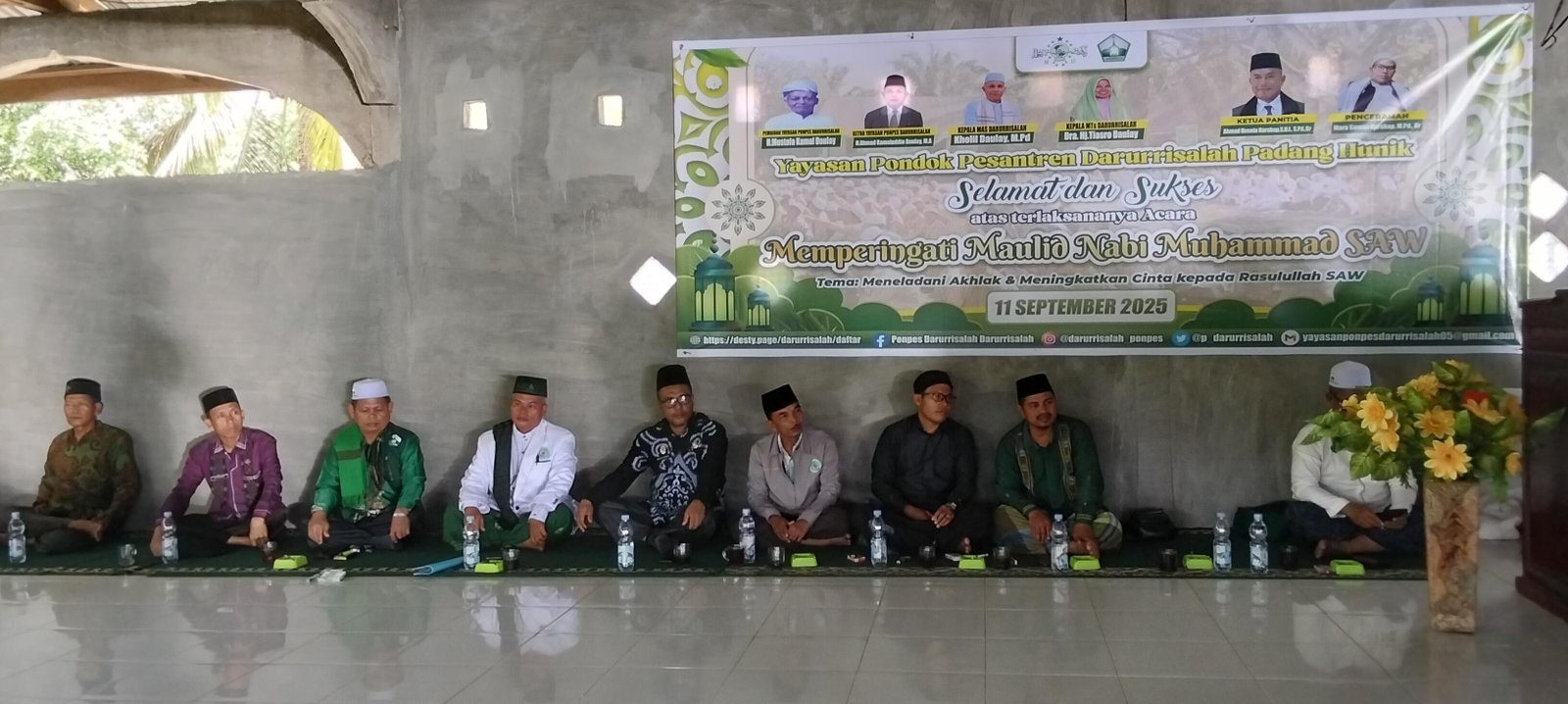 Ka. KUA Barumun Tengah Laksanakan Maulid di Pondok Pesantren Ar-Risalah