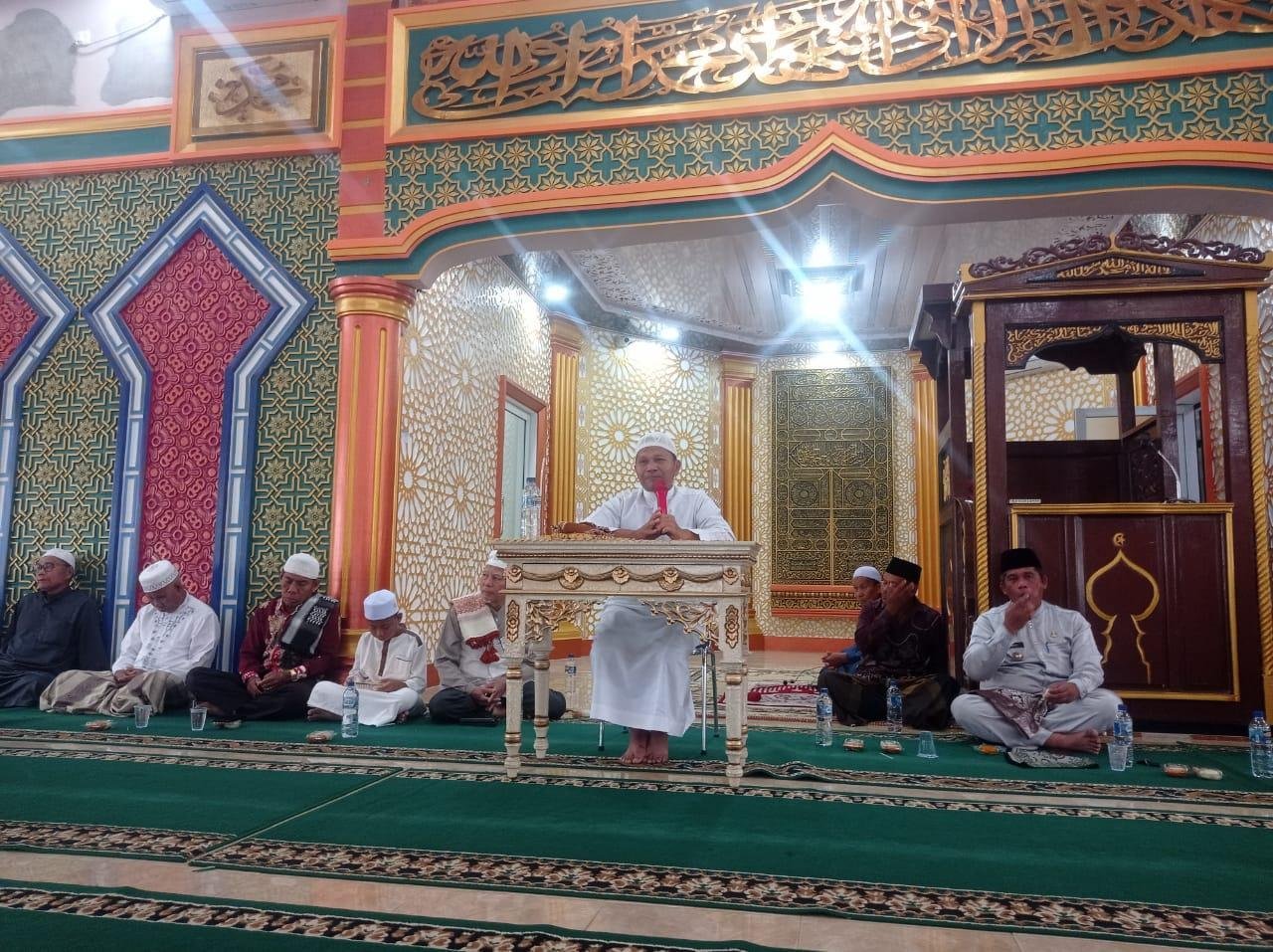 Kepala KUA Rambah Hilir Sampaikan Tausiah Maulid Nabi di Masjid Baiturrahman Desa Sejati  Ditulis Oleh rohul2