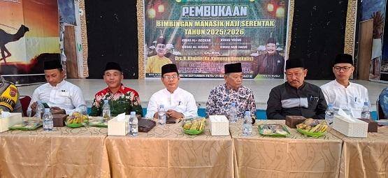Kepala KUA Mandau Hadiri Pembukaan Manasik Haji Serentak 4 KBIHU se-Kecamatan Mandau