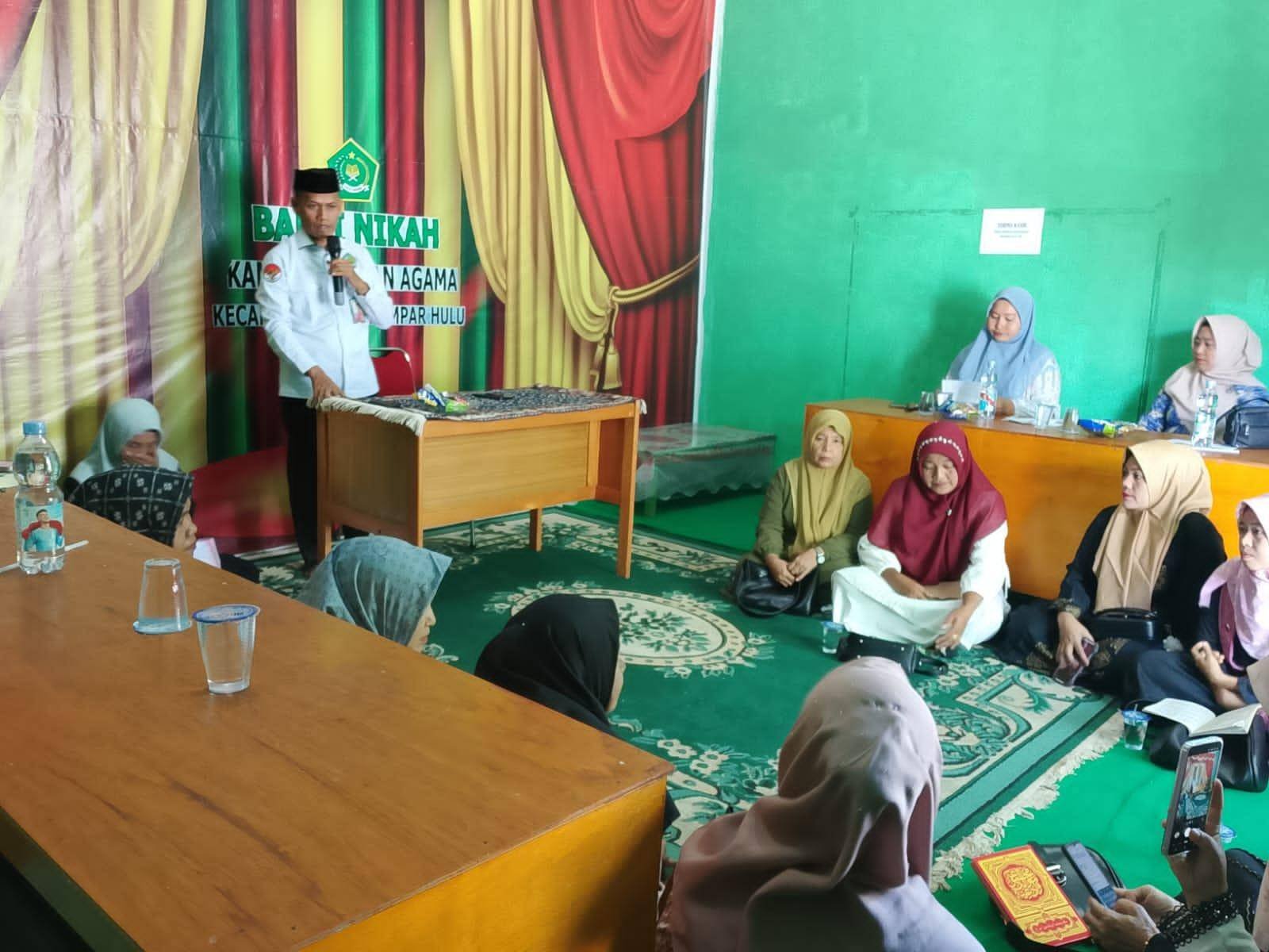 Kepala KUA Koto Kampar Hulu Resmikan Musabaqah Barzanji Antar Desa se-Kecamatan