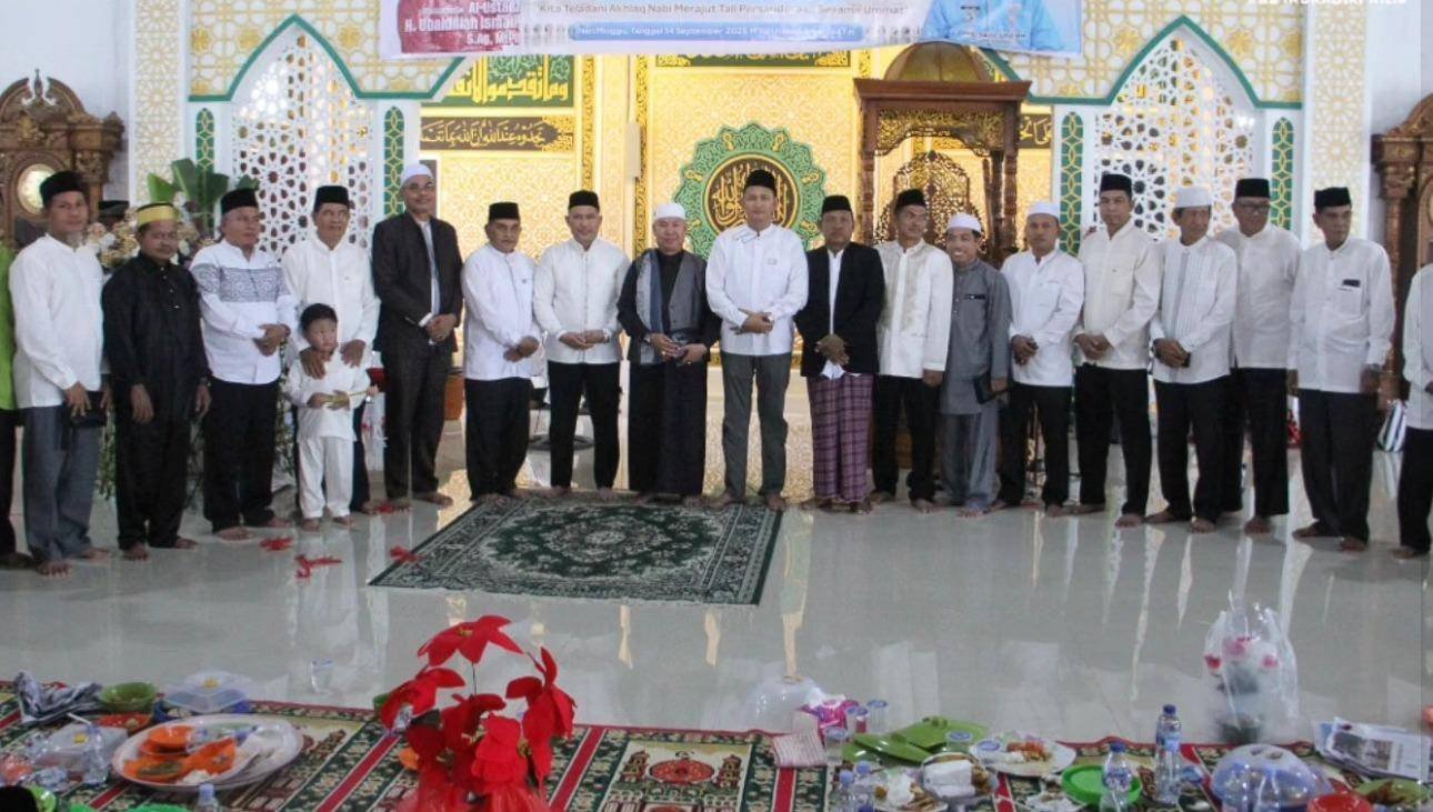 Ka. KUA Keritang Hadiri Peringatan Maulid Nabi di Masjid Al-Muttaqin Kotabaru Reteh