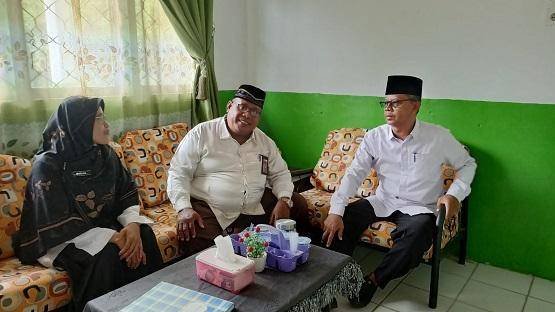 Kepala KUA Bersama Ketua LPTQ Kec. Bantan Tinjau dan Pastikan Tempat Pembinaan Qori-Qoriah di MTsN Bantan
