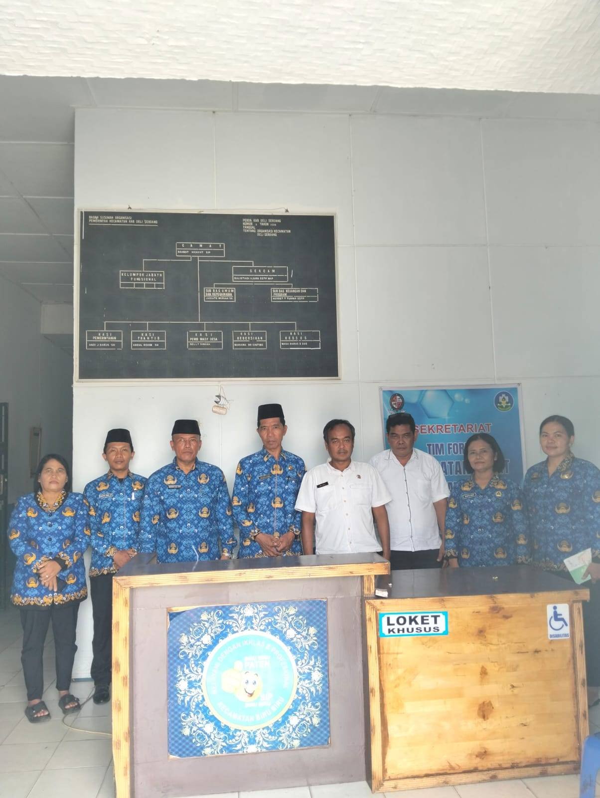 Ka. KUA Biru-Biru Awali Tugas dengan Lakukan Kunjungan Silaturahmi ke Kantor Camat