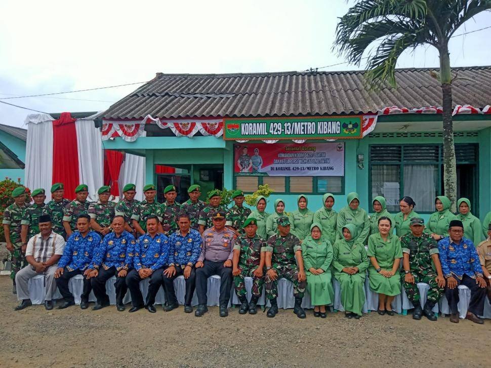KUA Metro Kibang Jalin Sinergi Lewat Kunker Dandim 0429
