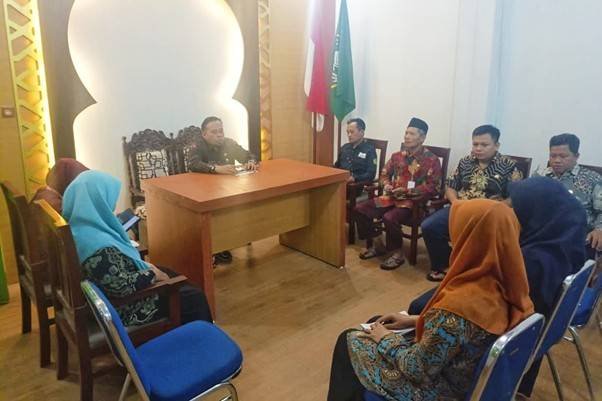 KUA Mandiraja Gelar Rakor Persiapan Pembinaan Keluarga Sakinah di Lima Desa, Sasar 100 Pasangan Usia Muda