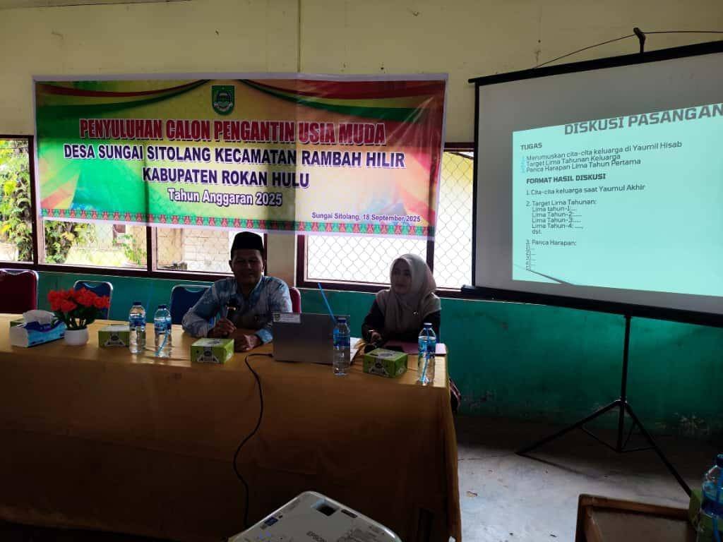 H. Jalli Sitakar Ingatkan Remaja Sungai Sitolang Bahaya Nikah Sirri dan Pernikahan di Bawah Umur