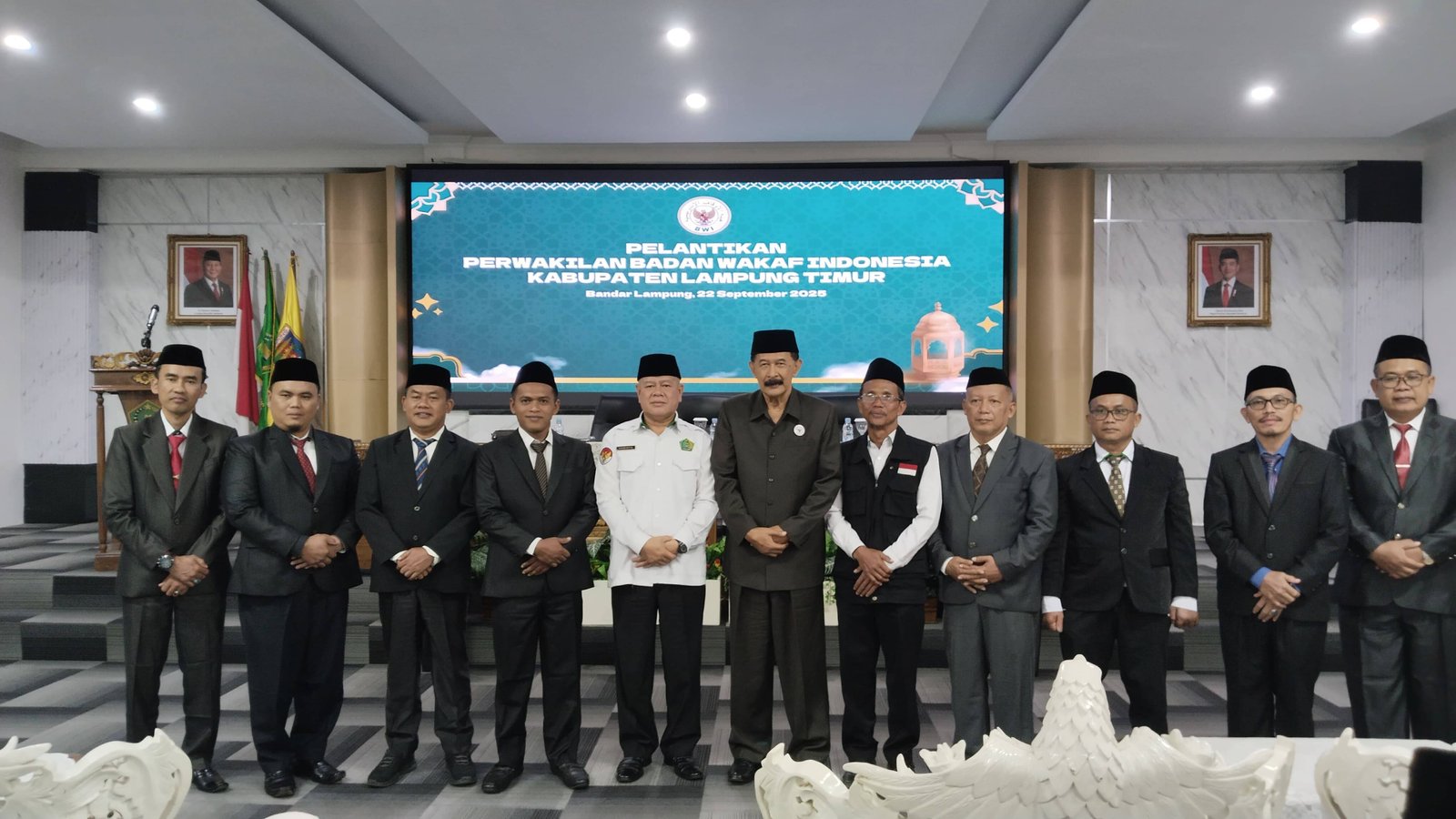 BWI Lampung Timur Resmi Dikukuhkan, Muhson Perkuat Jajaran Pengurus
