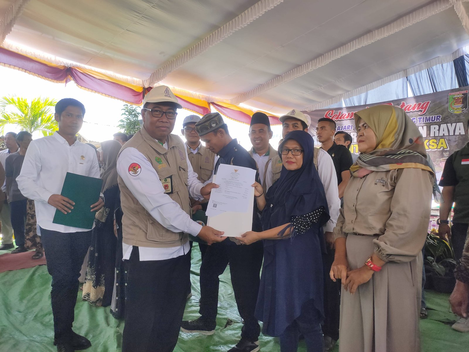 Kepala KUA Pasir Sakti Hadiri Grebek Panen Raya Petani Mitra Adhyaksa