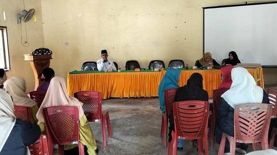 KUA Bantan Sosialisasikan Gerakan Sadar Pencatatan Nikah (GAS) di Desa Berancah