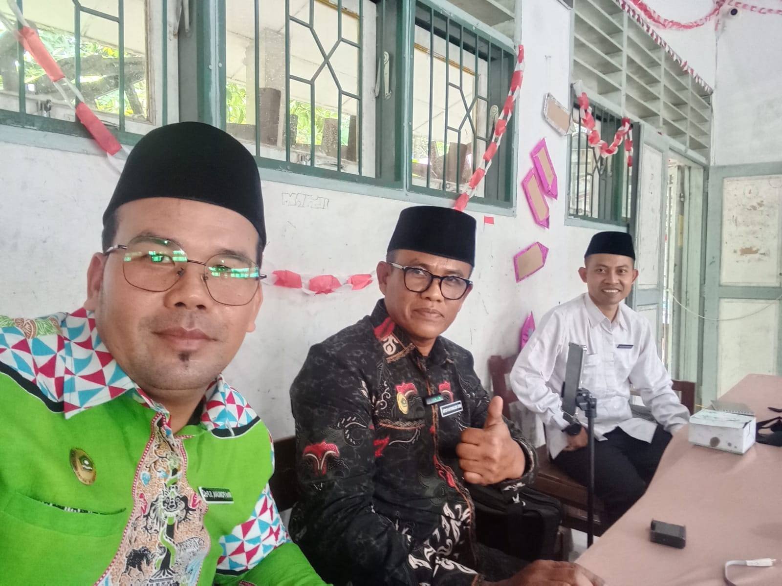 KUA Bandar Khalifah Turut Partisipasi dalam Maulid di SMA Negeri 1 Bandar Khalifah