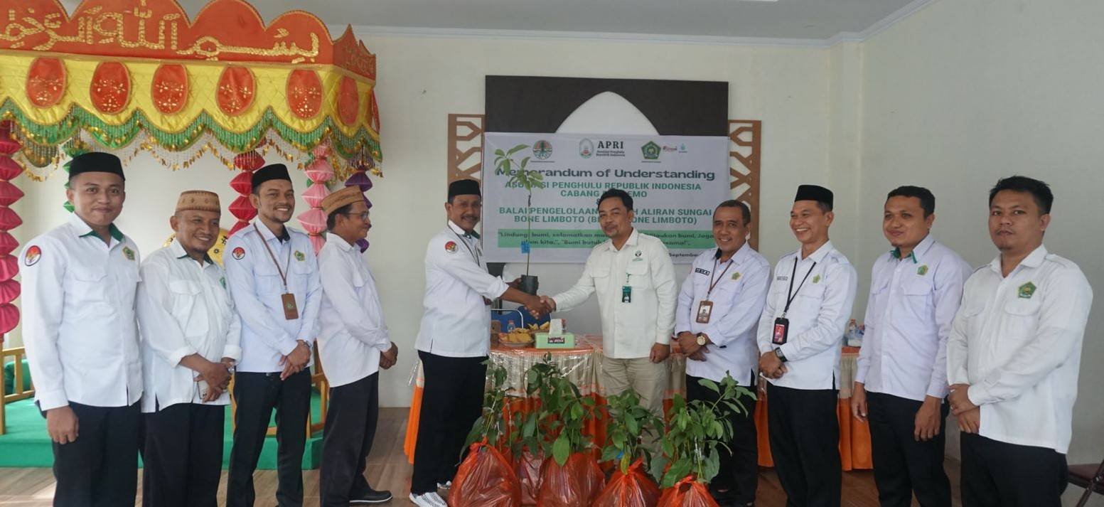 APRI Boalemo Catatkan Sejarah Pertama di Indonesia, Gagas MoU dengan BPDAS Bone Limboto Guna Mendukung Program Ekoteologi