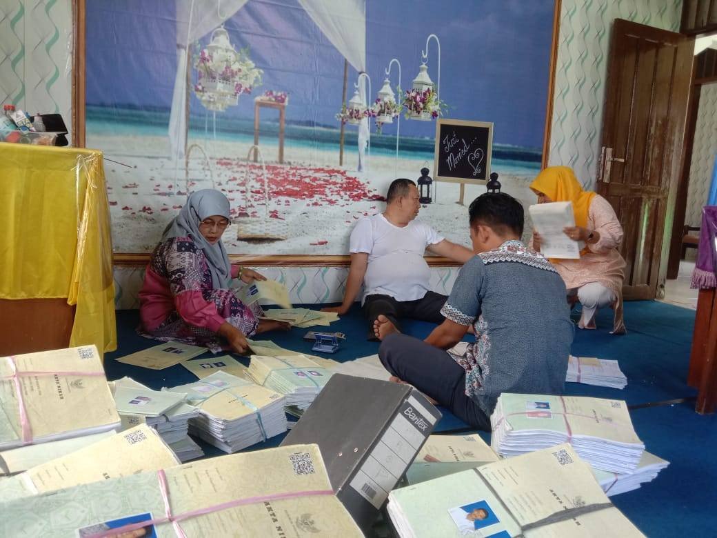 KUA Gunung Maligas Benahi Arsip Dokumen Nikah demi Pelayanan Prima