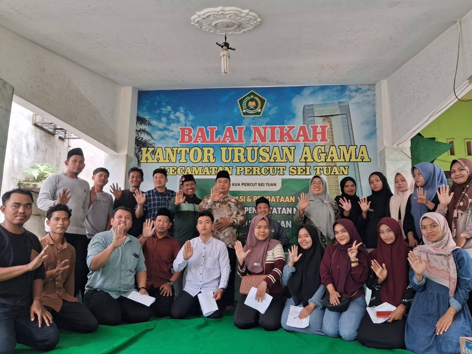 KUA Percut Sei Tuan Dukung Catin Cegah Stunting dengan Bimbingan Perkawinan