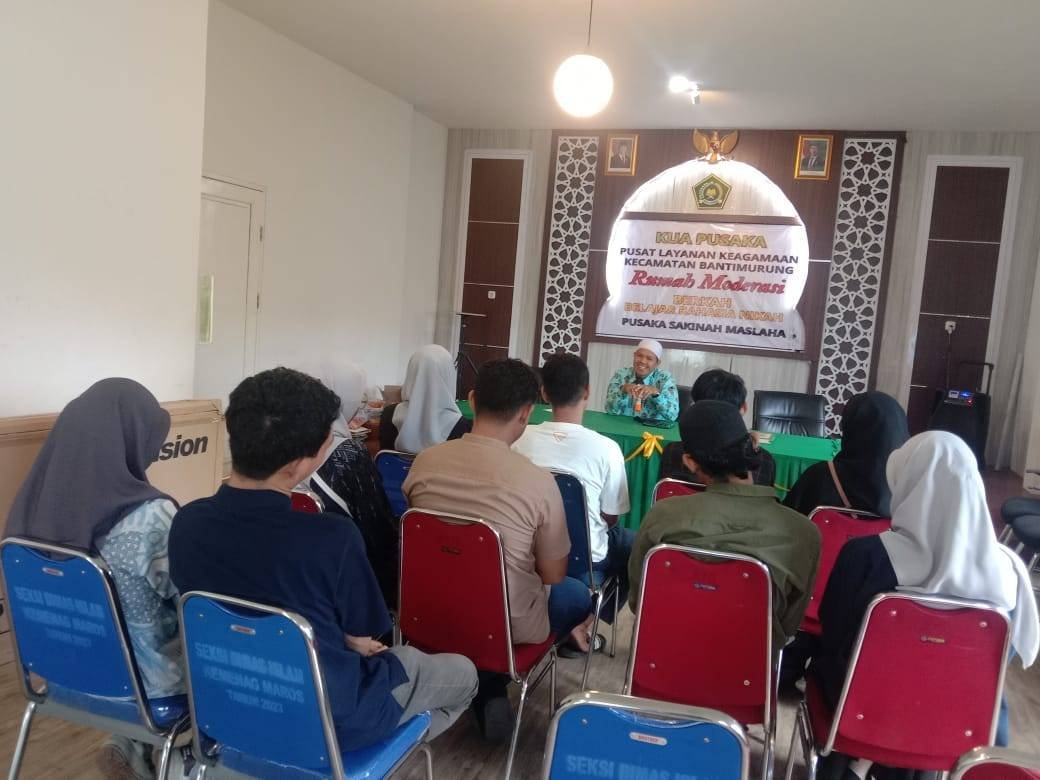 KUA PUSAKA Bantimurung Gelar Bimbingan Perkawinan: Mewujudkan Pernikahan Sakinah, Mawaddah, Warahmah