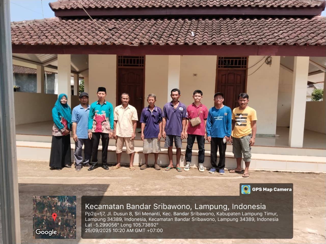 KUA Bandar Sribawono Dukung Pengukuran Enam Bidang Tanah Wakaf