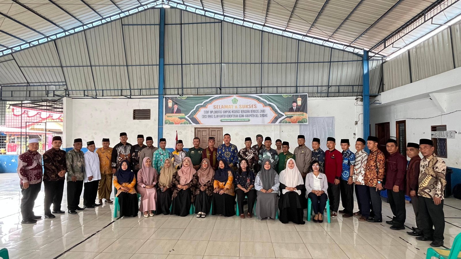 Ka. KUA Pancur Batu Turut Sukseskan Kegiatan Event Implementasi Kampung Moderasi Beragama