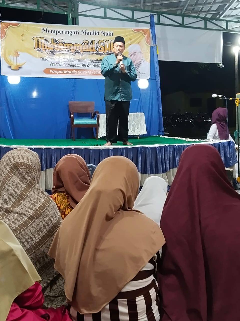 Ka. KUA Bandar Huluan Menghadiri Peringatan Maulid Nabi Muhammad S.A.W