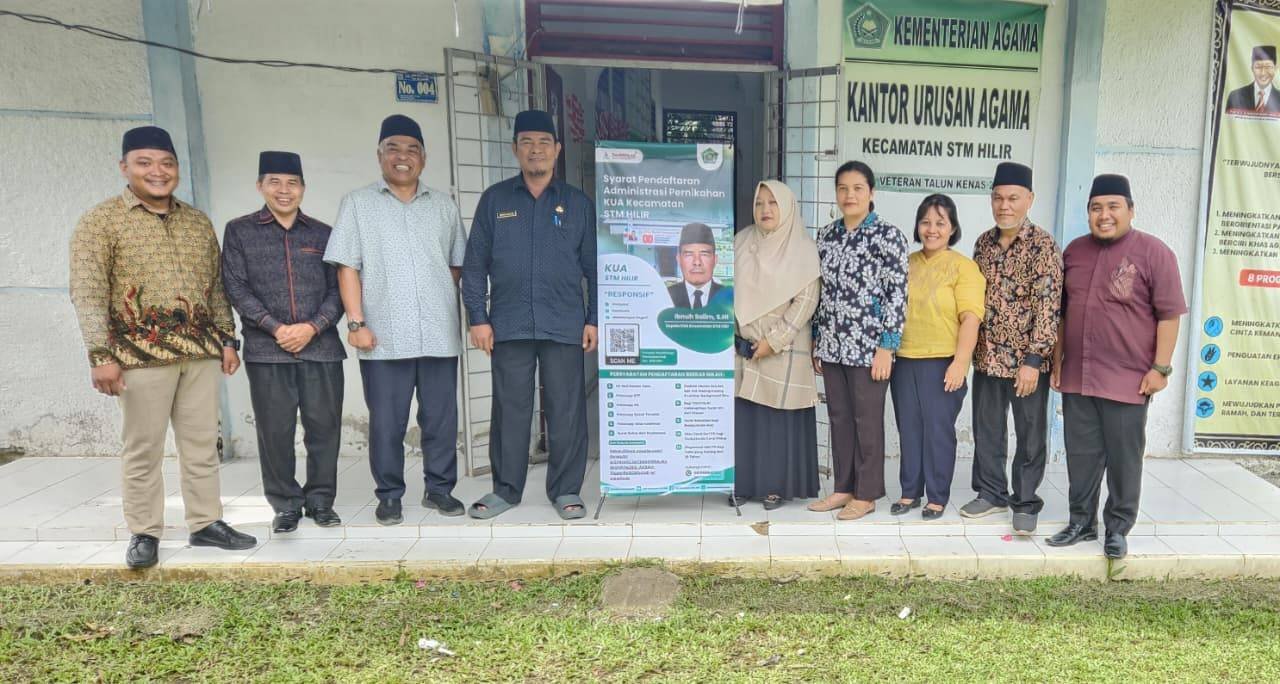 KUA STM Hilir Luncurkan Pendaftaran Pernikahan Digital Melalui Scan Barcode