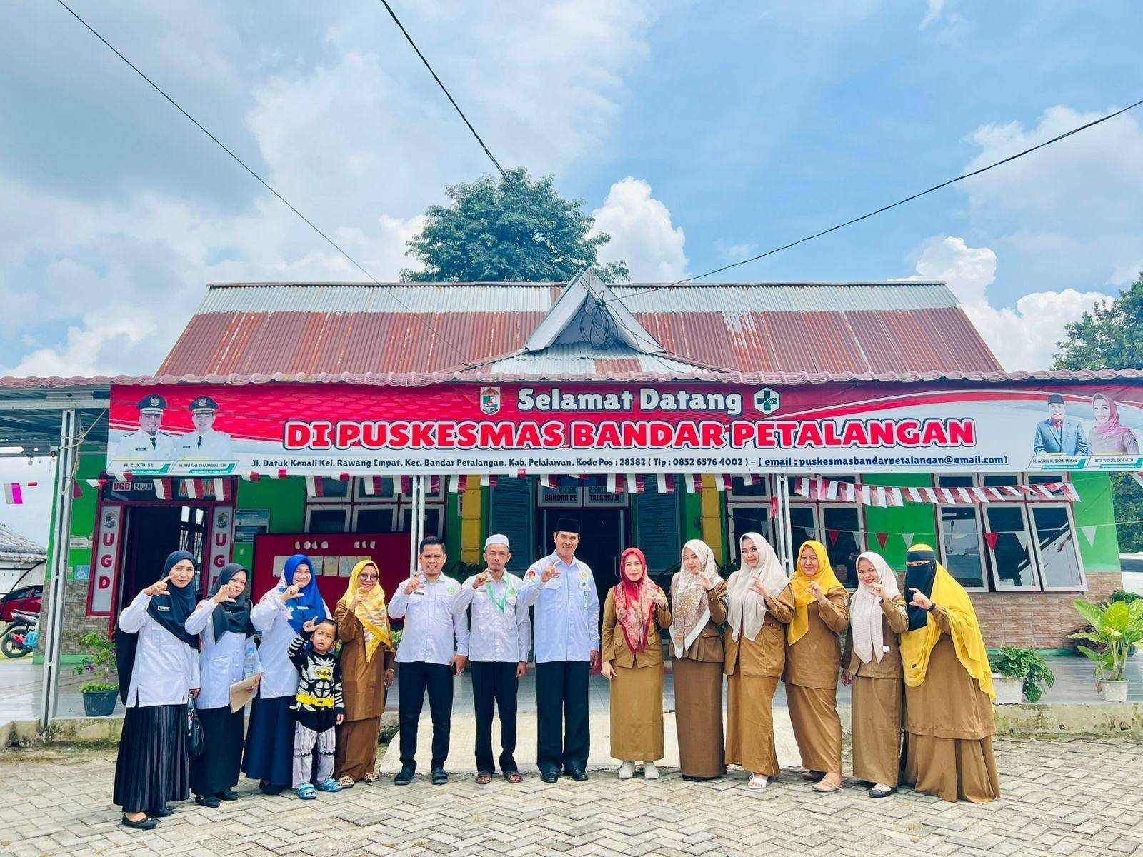 Ka.KUA Bandar Petalangan Juga Lakukan Kunjungan Kerja ke Puskesmas