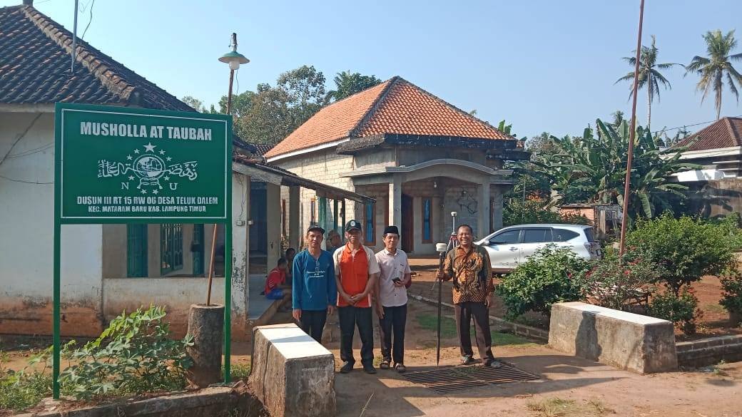 Hari Terakhir, Tim Zakat Wakaf Rampungkan Pengukuran Tanah di Mataram Baru