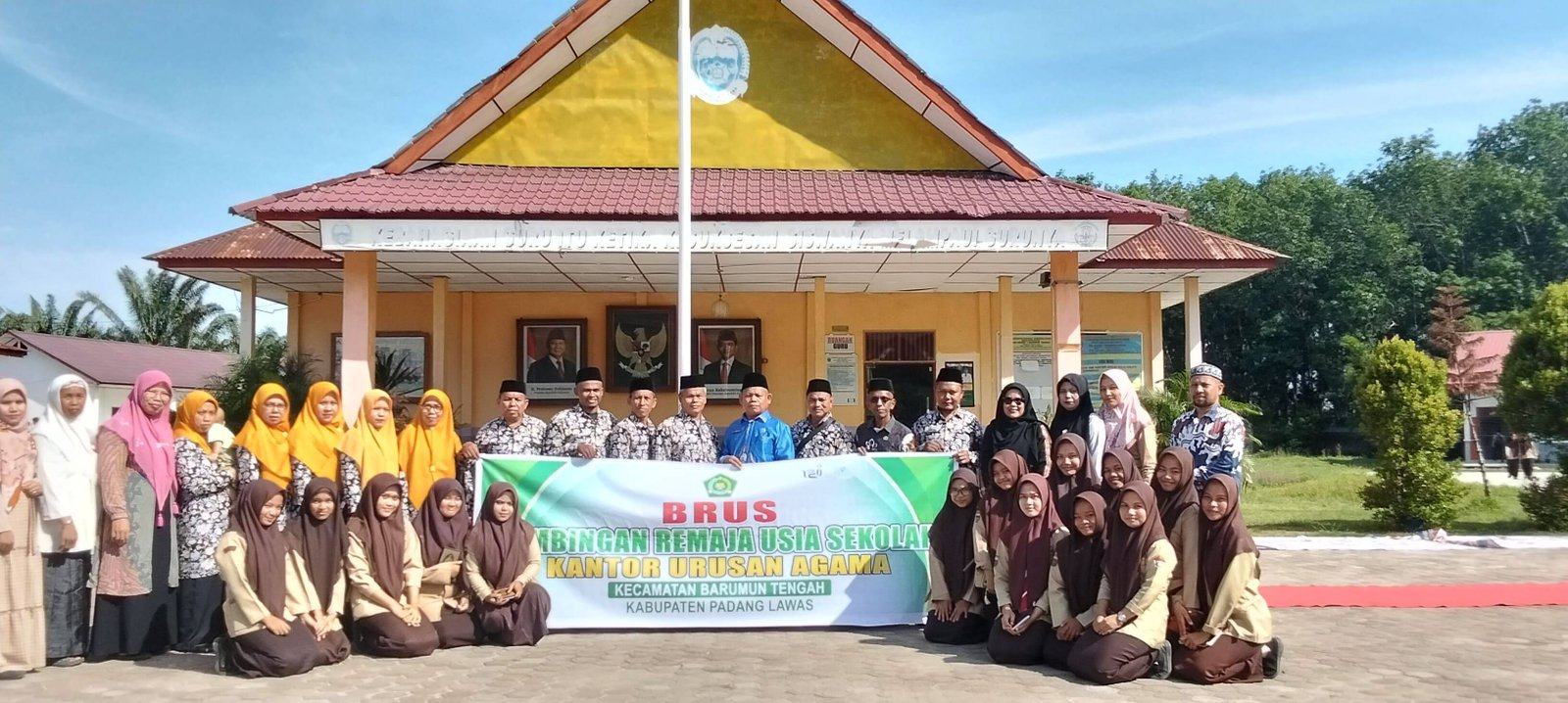 KUA Barumun Tengah Gelar BRUS di SMAN 1 Barumun Tengah