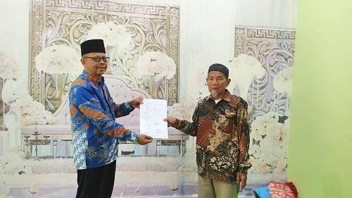 KUA Bantan Permudah Proses Akta Ikrar Wakaf Bagi Warga