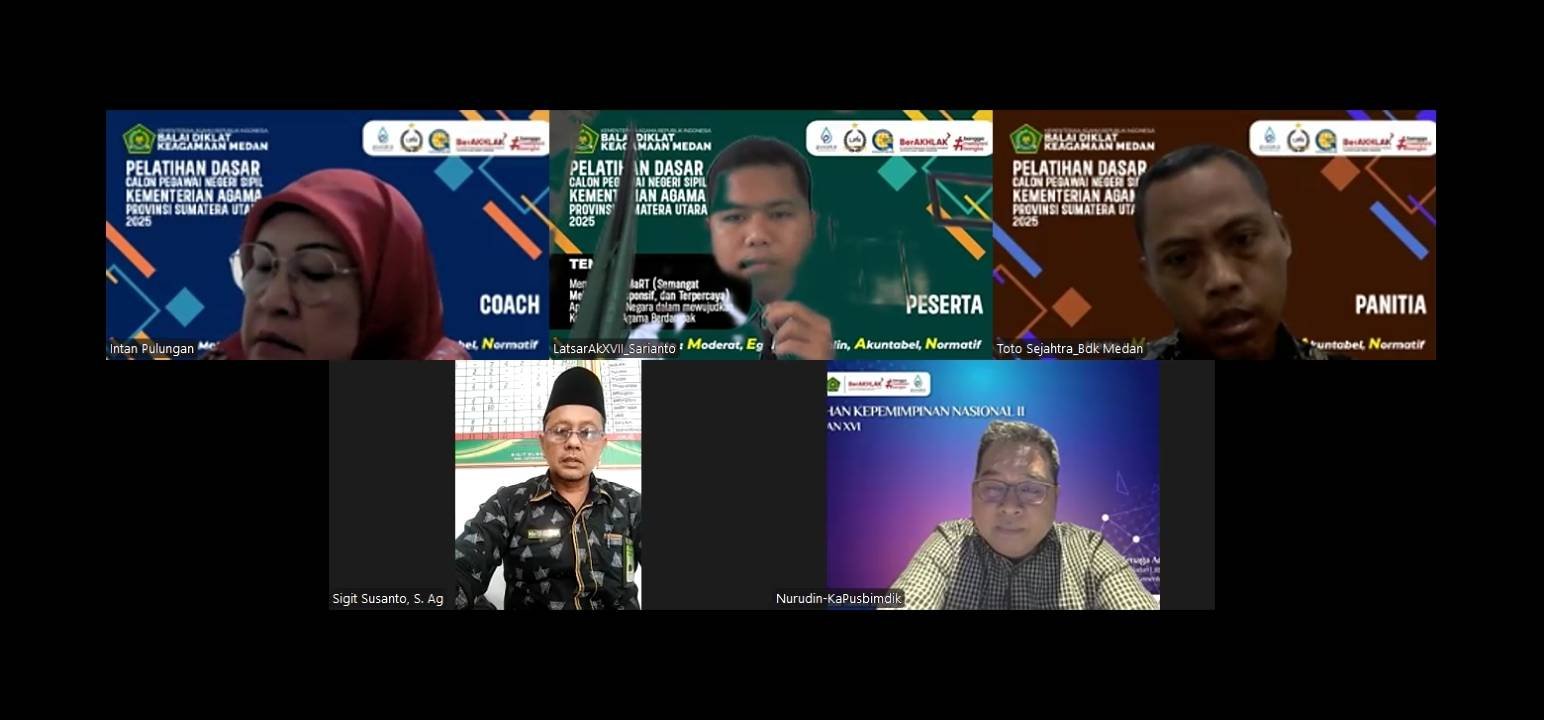 Ka. KUA Bandar Huluan Mentor Seminar Rancangan Aktualisasi Latsar CPNS Kemenag 2025