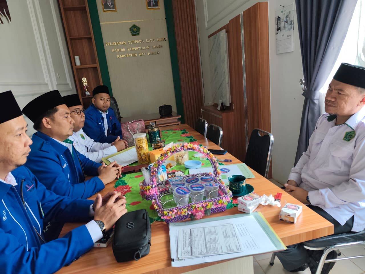 APRI Way Kanan Audiensi dengan Kepala Kemenag Kabupaten Way Kanan