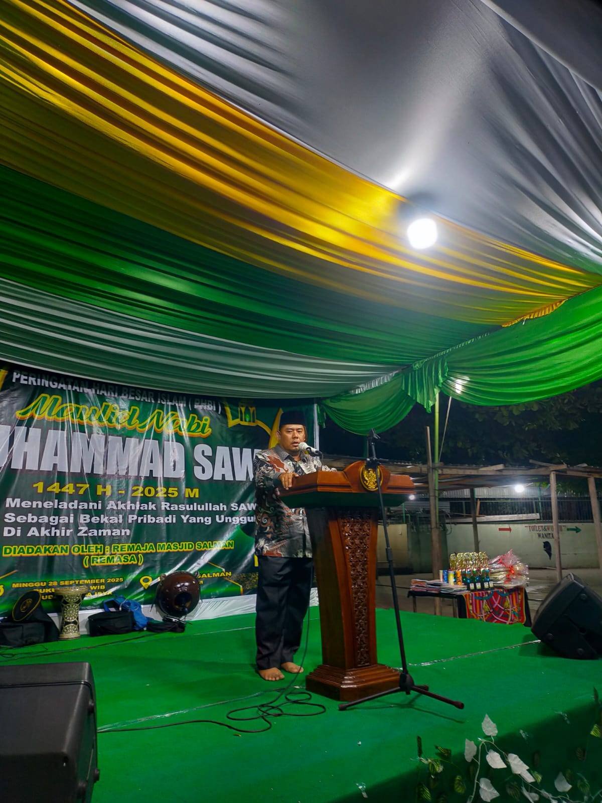 Ka. KUA Medan Amplas Ajak Masyarakat Jadikan Maulid Nabi Perbaikan Akhlak dan Diri