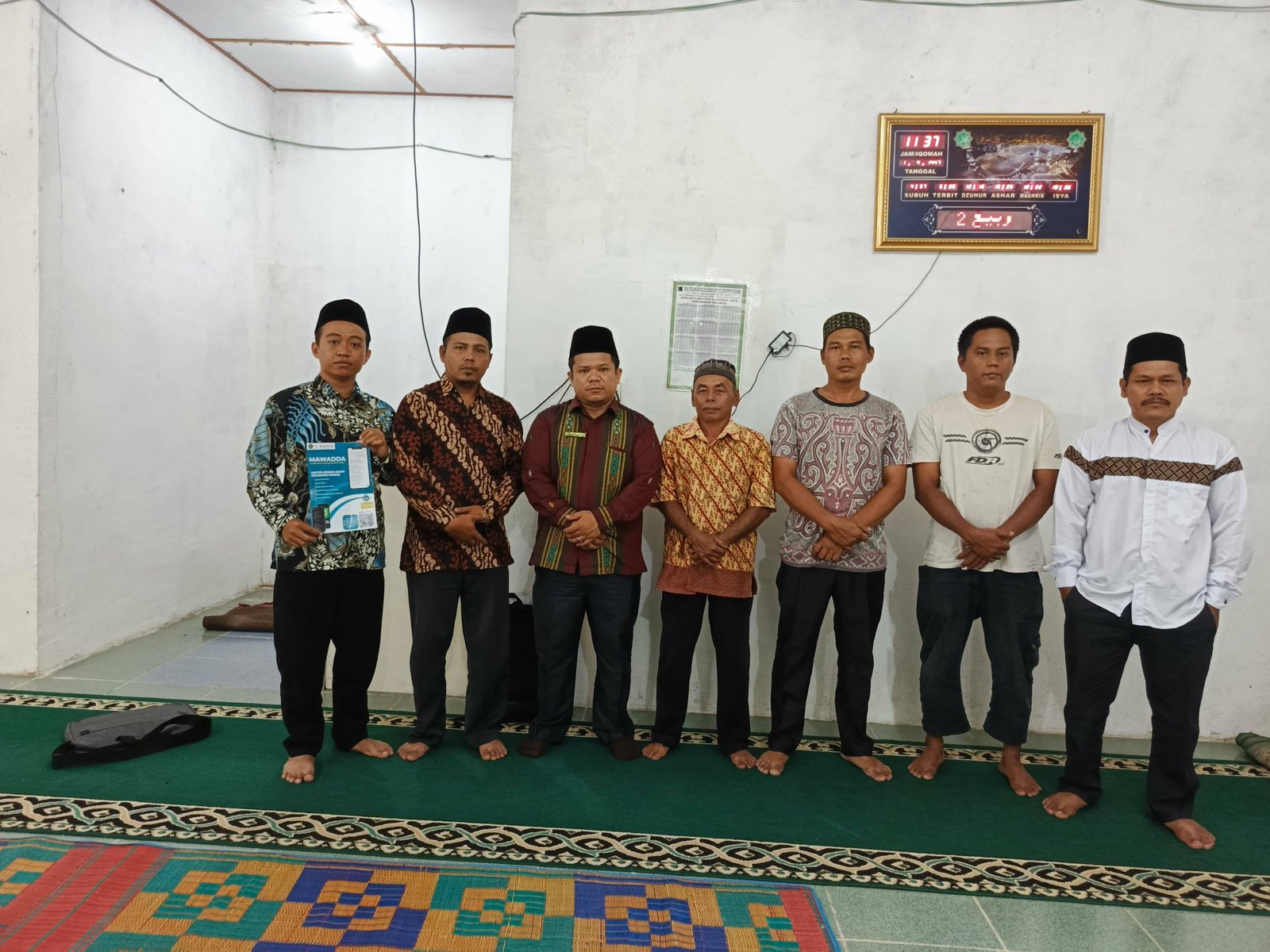 Penandatanganan Akta Ikrar Wakaf Massal di Wilayah KUA Nassau 
